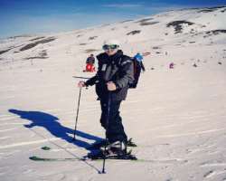 He enjoys travelling and also sports activity such as Ice Skiing a lot.